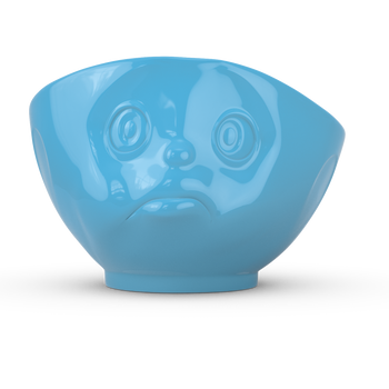 Sulking Face - Blue 16 oz. Bowl